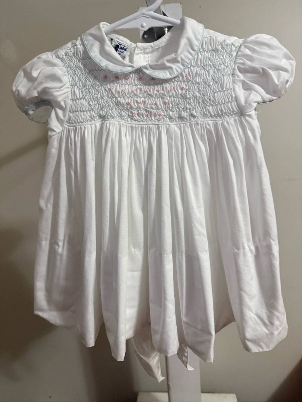 Vintage Polly Flinders Hand Smocked Dress